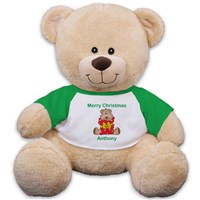 Personalized Christmas Present Teddy Bear 83xxxb13-4990