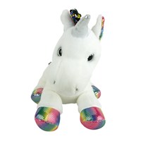 White Unicorn | Stuffed Unicorn Toy With Sequins