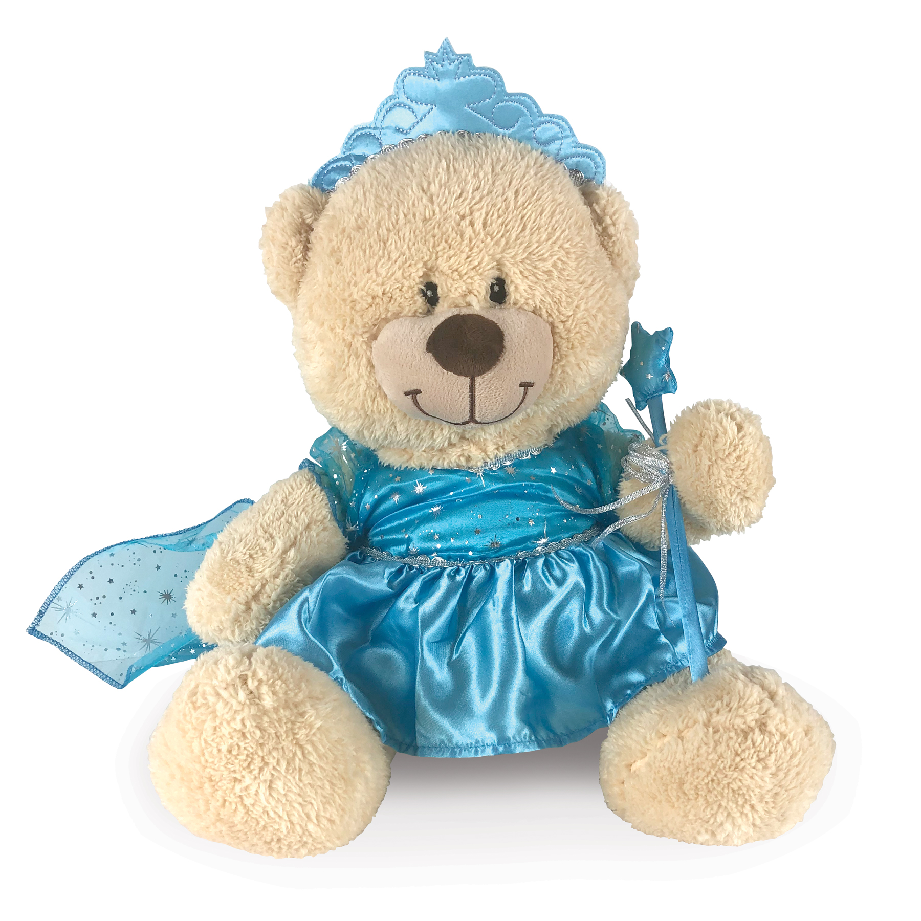 Blue Princess Dress for Stuffed Animal | Snow Princess Dress Bear Accessory