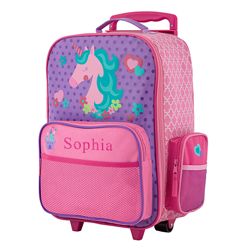 Embroidered Unicorn Gifts | Personalized Luggage For Girls