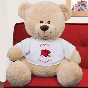 personalized giant teddy bear