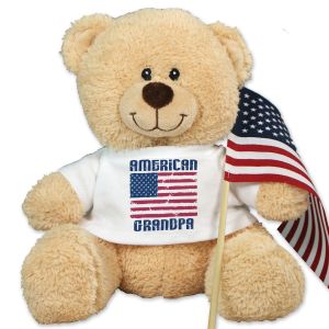 American Flag Sherman Teddy Bear 836994BX