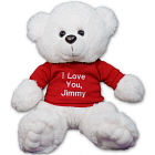 Personalized Any Message Romantic Teddy Bear - 14