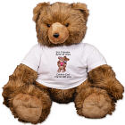 Personalized Hugging Couple Anniversary Teddy Bear - 39