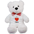 Personalized I Heart You Teddy Bear - 22
