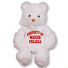 Property Of My Valentine Teddy Bear - 17" GU15235-2116