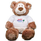 Embroidered Happy Birthday Teddy Bear - 18
