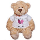 Personalized Two Kissing Hearts Romance Teddy Bear - 12