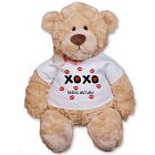 Personalized Hugs and Kisses Teddy Bear - 16