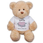 Personalized Heart and Rings Engagement Teddy Bear - 12" GU15422-4984
