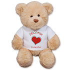 Personalized Heart Teddy Bear GU15422-4987