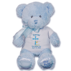 Personalized God Bless Blue Bear GU21033-4710