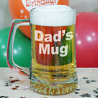 Engraved Glass Mug