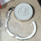 Engraved Initial Purse Hanger Hook