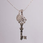 Engraved Key to my Heart Necklace