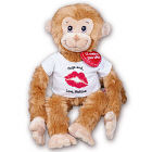 Personalized Big Kiss Monkey - 21" AU7561-4752