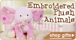 Embroidered Plush Animals