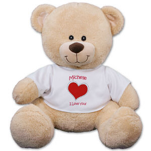 personalized valentine s day teddy bears stuffed animals personalized valentine s day teddy bears stuffed animals