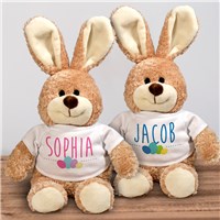 Colorful Easter Eggs Personalized Stuffed Easter Bunny 86124668X