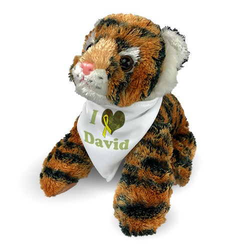 Personalized I Love You Military Tiger AU31465-1836