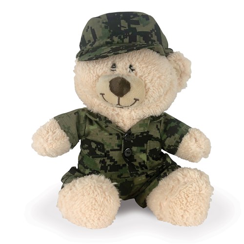 Camouflage Teddy Bear Costume | Army Camo Outfit Accessory for Stuffed Animal