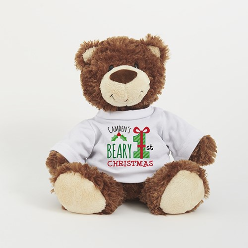 Personalized Beary First Christmas Smiles Bear AU9873-10863