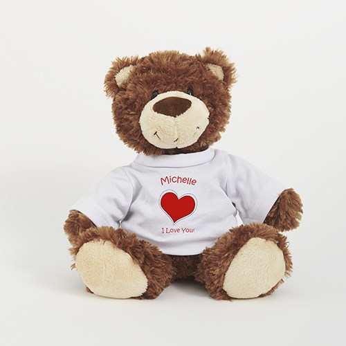 Personalized Heart Smiles Bear AU9873-4558