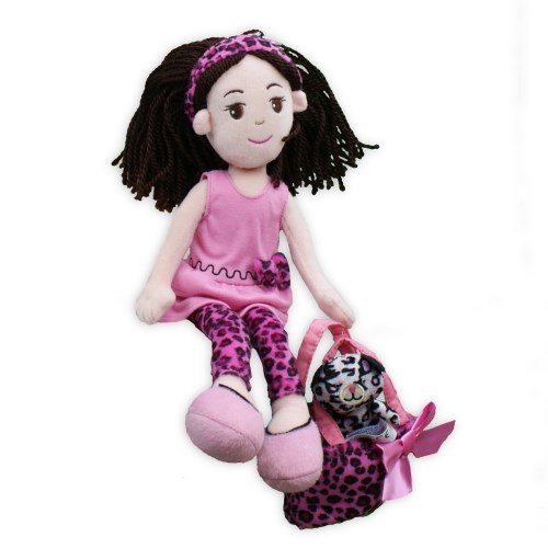 Pinky Promise Leopard Dress Doll AU19232NP