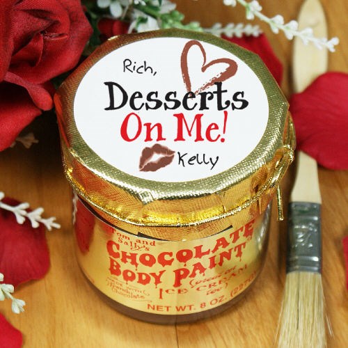 Personalized Desserts On Me Chocolate Body Paint 8B752278