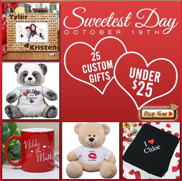 25 custom gifts for under $25 at 800Bear.com!