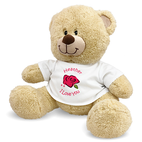 Personalized Rose Teddy Bear 83000B13-4751
