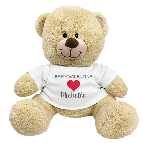 Personalized Be My Valentine Sherman Bear 8314098X