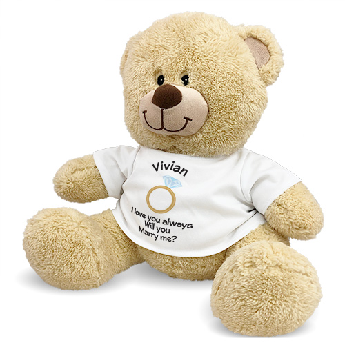 Personalized Will You Marry Me Teddy Bear 834608X