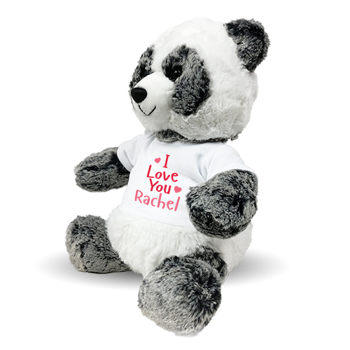 i love you panda teddy