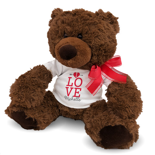 Plush Valentine's Day Bear | Personalized Valentine's Bear