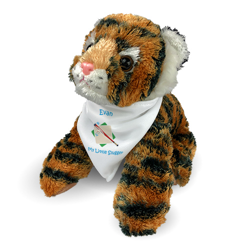 Personalized Baseball Tiger