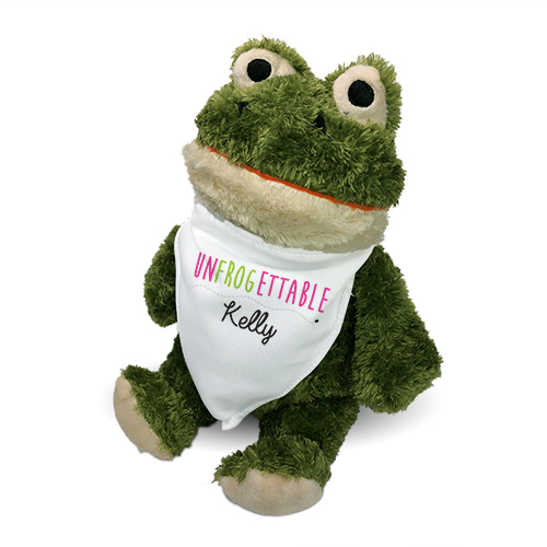Romantic Plush Frog | Personalized Stuffed Animals For Valentine's Day