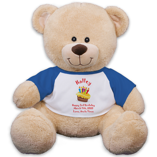 Personalized Birthday Cake Teddy Bear 83xxxb13-4982