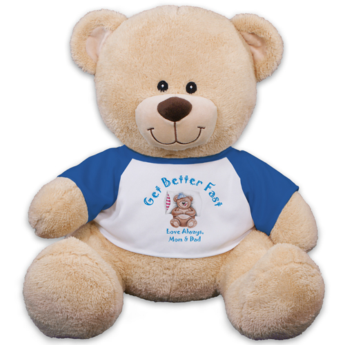 Personalized Get Better Fast Teddy Bear 83xxxb13-4983