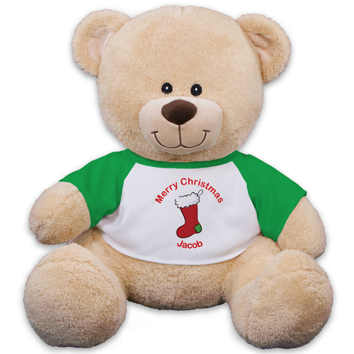 Personalized Christmas Stocking Teddy Bear 83xxxb13-4988