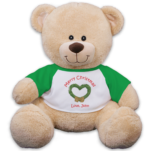 Christmas Wreath Teddy Bear 83000B13-4991