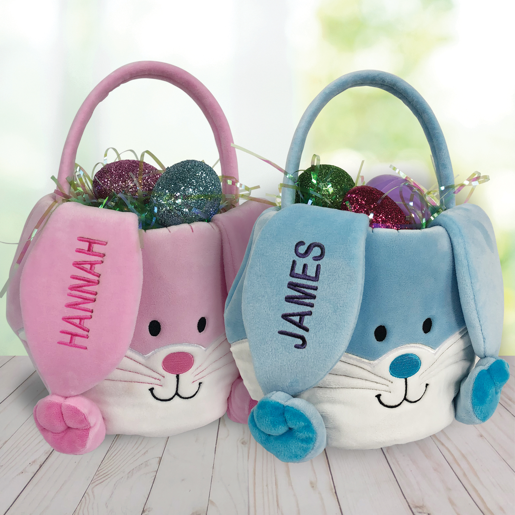 Easter Bunny Basket | Plush Easter Basket