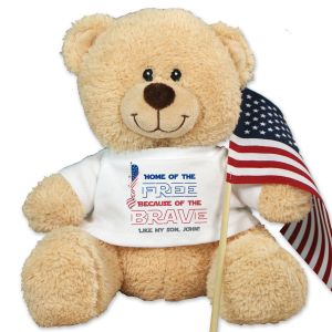 Home of the Free Sherman Teddy Bear 83986BX