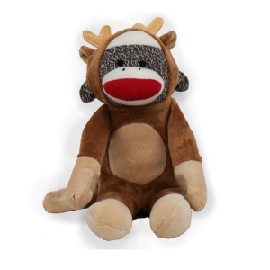 reindeer sock monkey