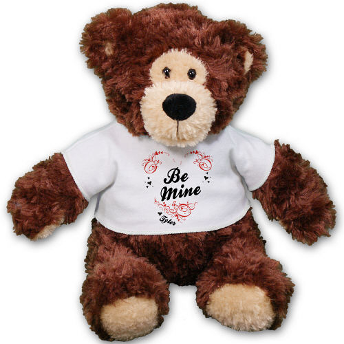 Personalized Be Mine Teddy Bear - 11