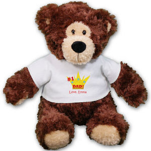 Personalized # 1 Dad Teddy Bear AU30861-5173