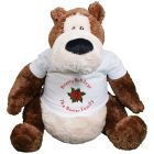 Personalized Christmas Holly Teddy Bear GU15298-4631