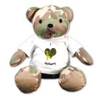 Camo Heart Teddy Bear GU4034044-5759