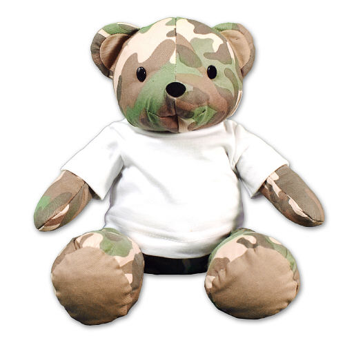 personalized army teddy bear