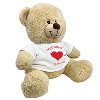 Personalized Romantic Heart Teddy Bear 834987X